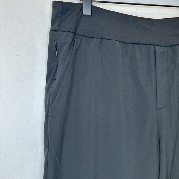 Zella Black Zelflex Lightweight 4 way stretch cropped pants size Large - Picture 4 of 11